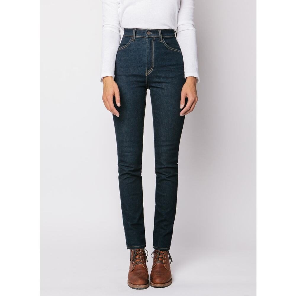 Imogene & Willie Elizabeth Women’s Dark Blue Jeans Sz 28 Slim Straight High Rise